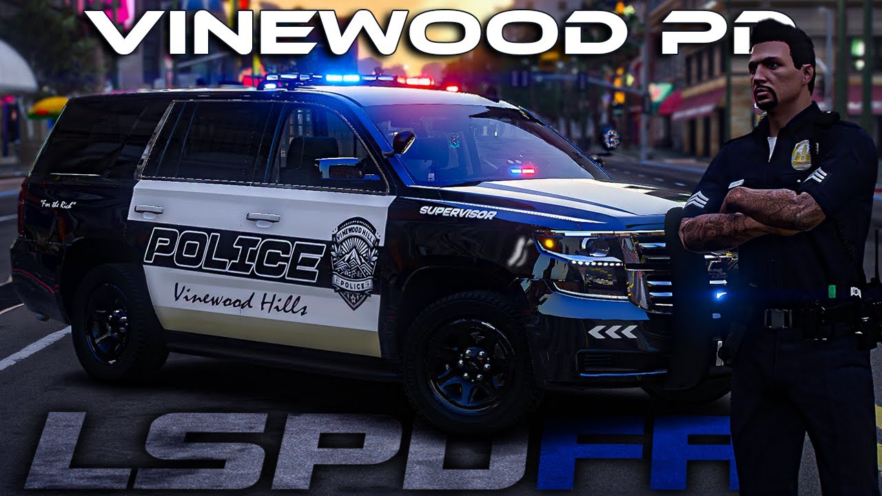 Я вступил в полицию Вайнвуд-Хиллз || Мод GTA 5 LSPDFR