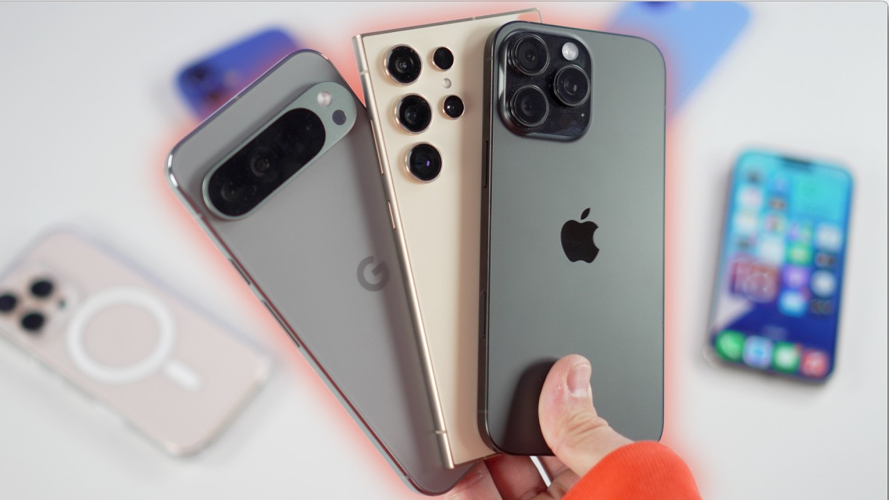 iPhone 16 Pro Max vs Galaxy S24 Ultra vs Pixel 9 Pro XL - Kto jest Królem Smartfonów? 👑 | Porównanie