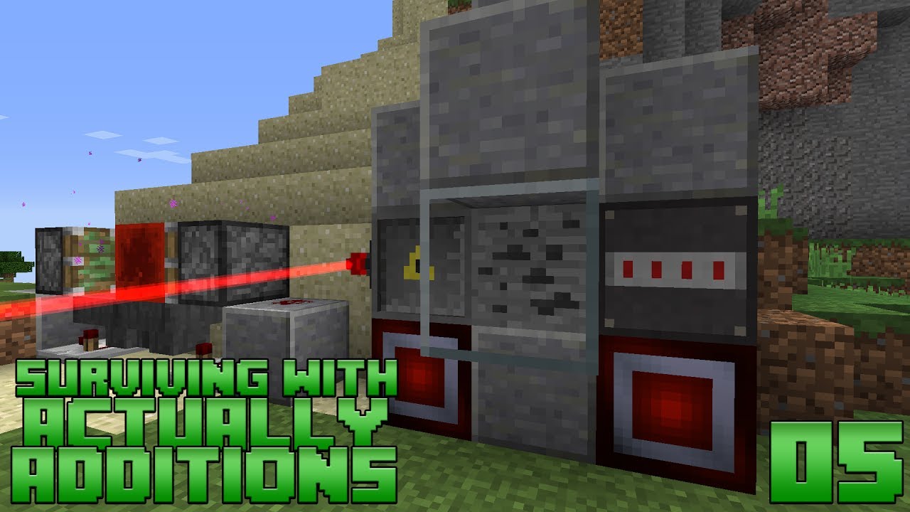 Surviving With Actually Additions :: E05 - Lens Of The Miner Automation