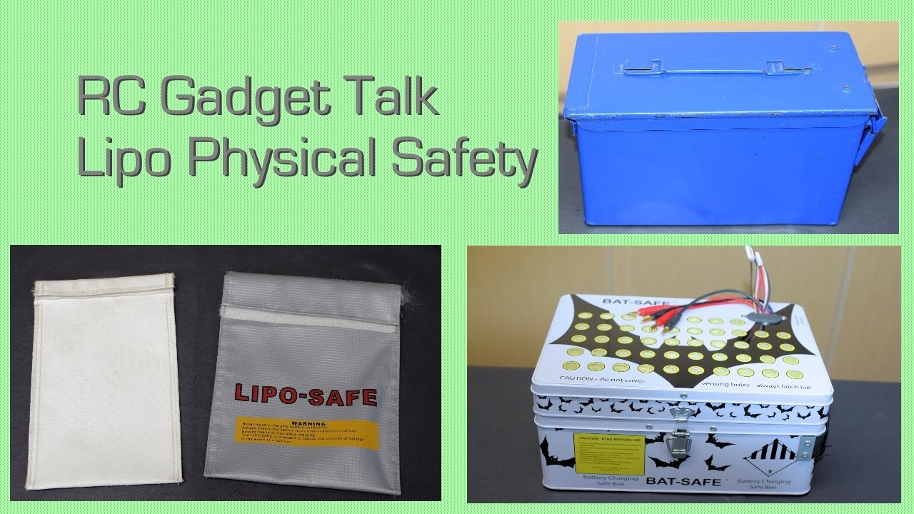 RC Gadget Talk   Lipo Physical Safety
