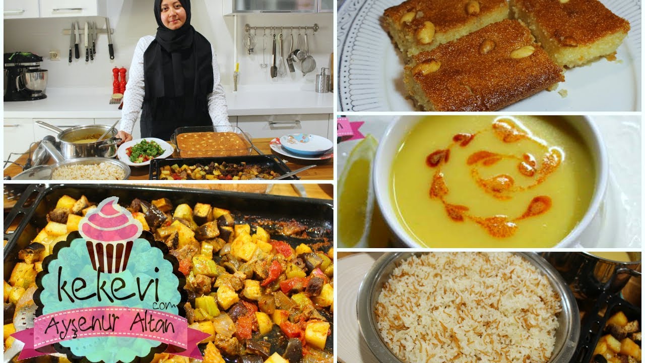 Bir Saatte İftar Menüsü Nasıl Hazırlanır? / Çorba Yemek Tatlı Pilav | Ayşenur Altan Yemek Tarifleri