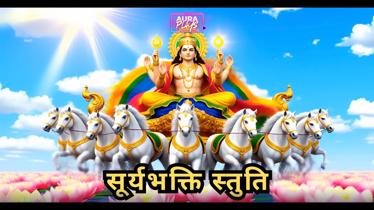 सूर्यभक्ति स्तुति | Surya Bhakti Stuti | Powerful Sun God Bhajan | Surya Namaskar Bhajan | AuraPlays