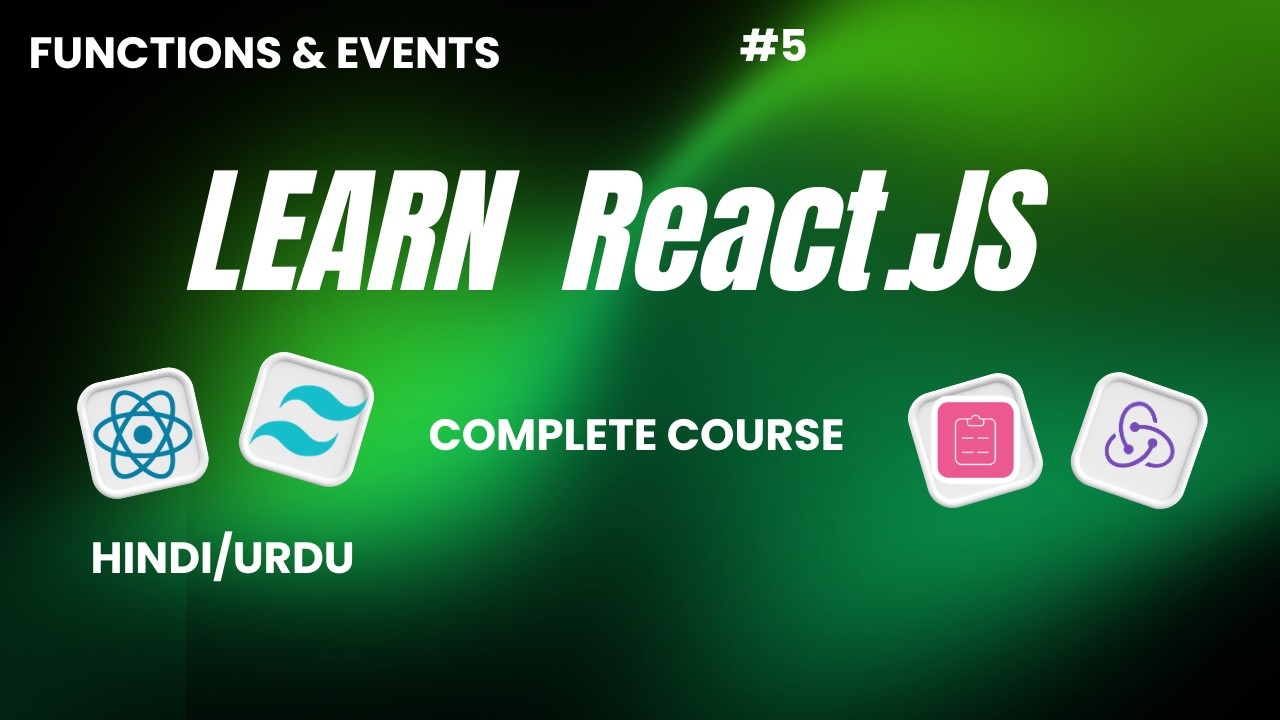 React JS Functions & Events Tutorial for Beginners | Event Handling in React Explained