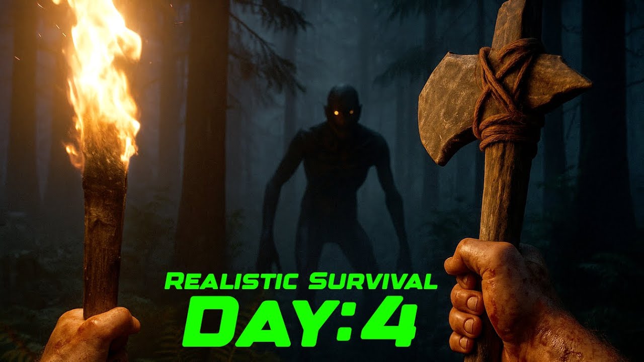 🗡️ Sons of the Forest REALISTIC Survival - Day 4 | HARDCORE | RTX 5090