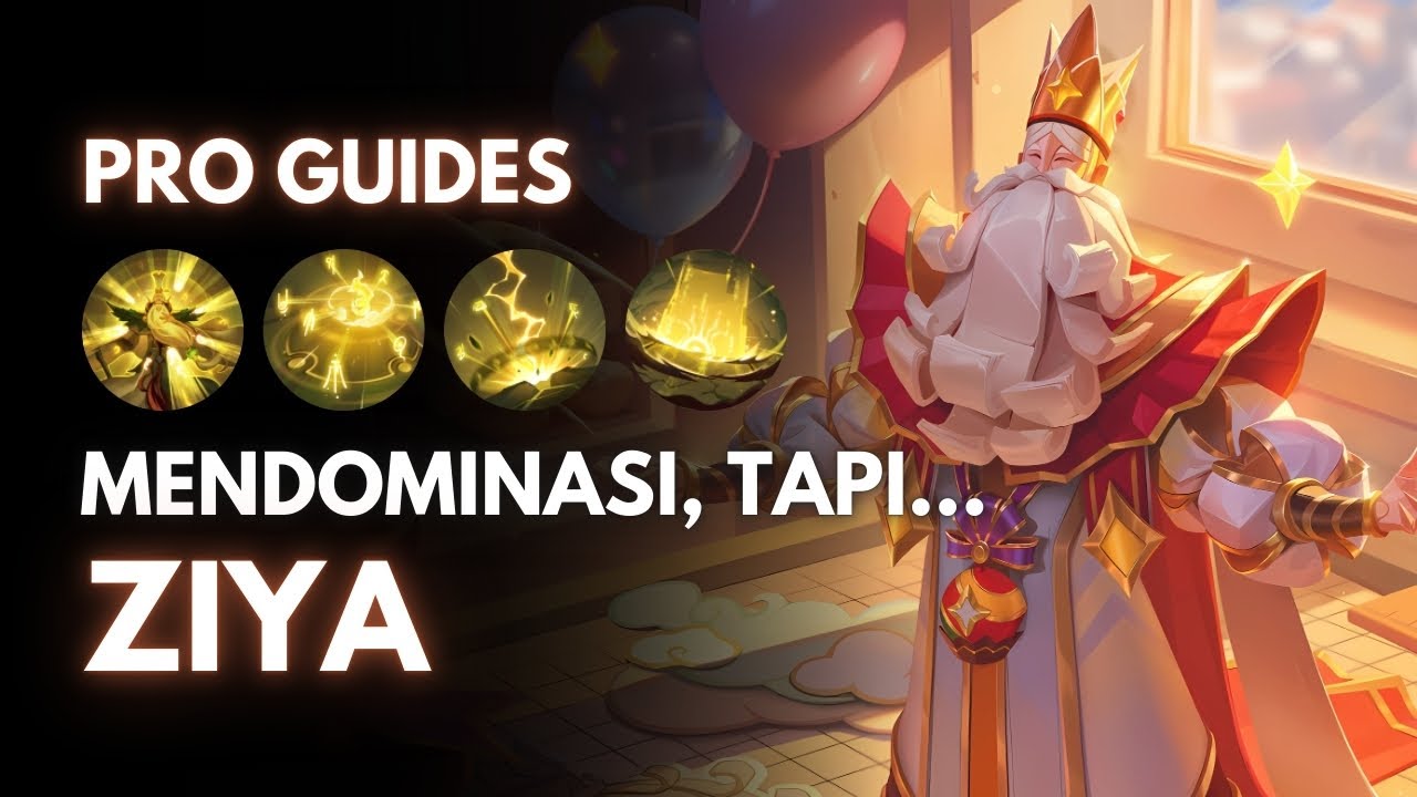 Tutorial Cara Main Ziya di Mid Lane! Mendominasi Dari Awal Sampe Akhir! Tapi... | Honor Of Kings