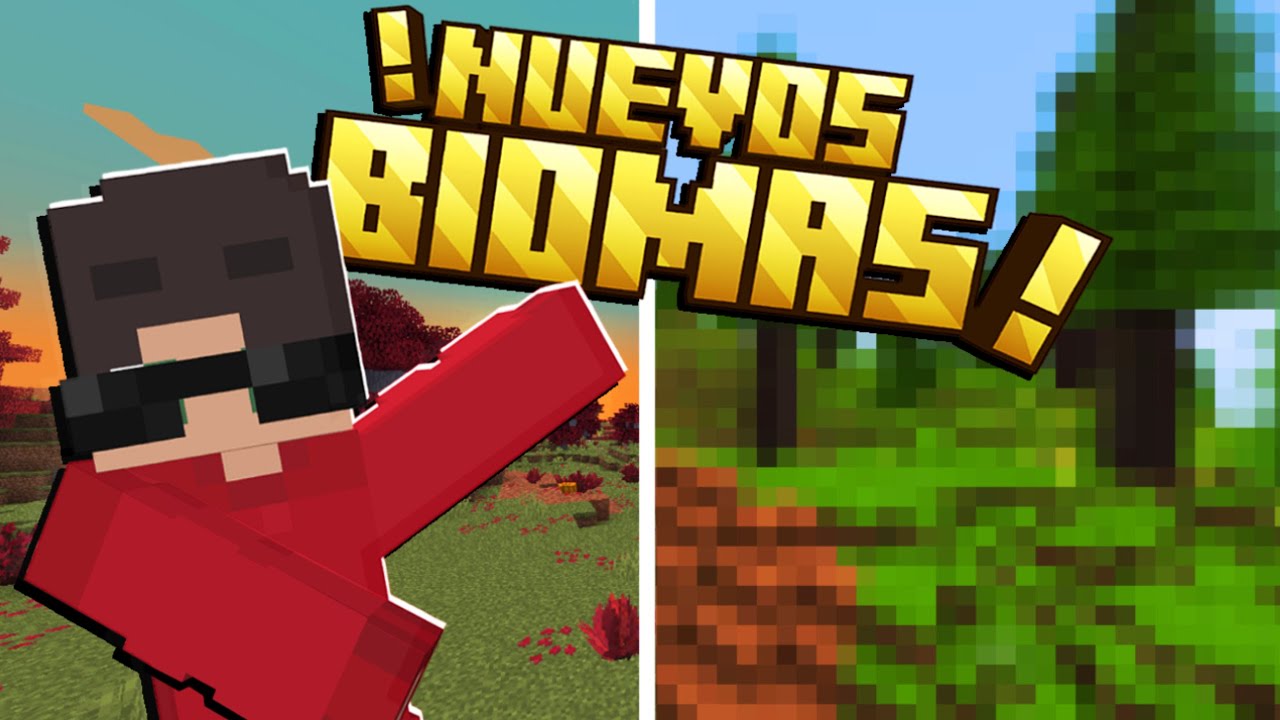 A&ntilde;ad&iacute; NUEVOS BIOMAS a Minecraft