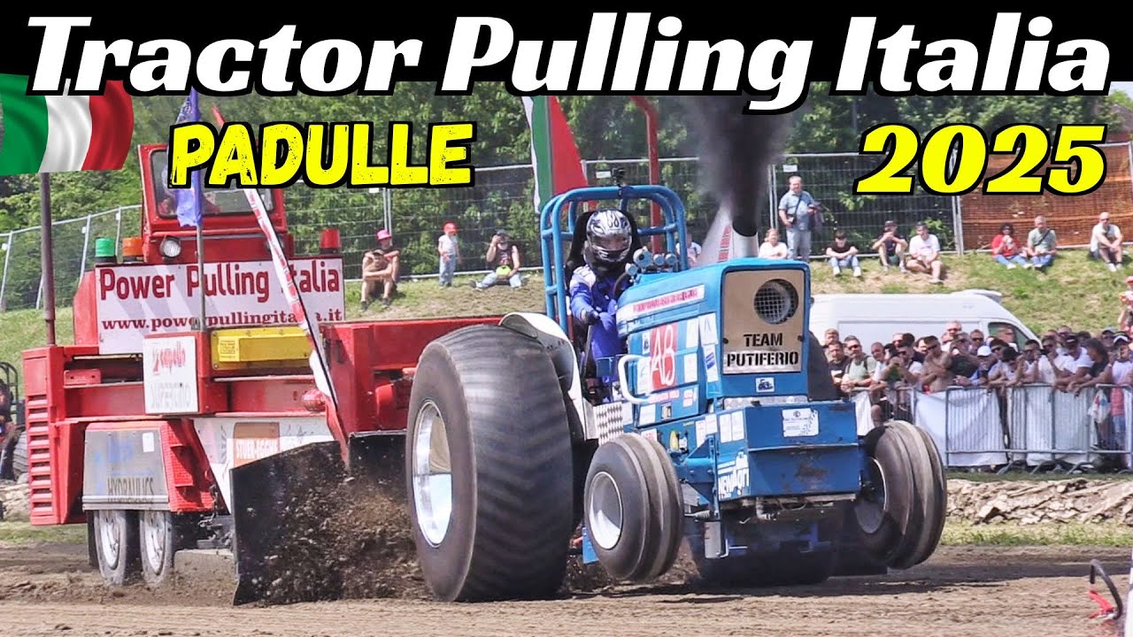 Tractor Pulling Padulle 2025 by ATPI Italia Championship - Race Highlights, Explosions & Flames! 💥