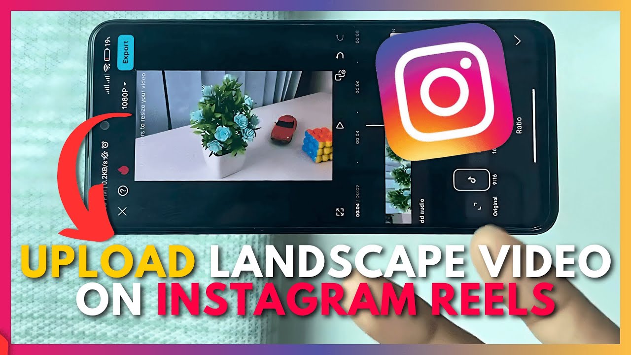 Как загрузить горизонтальное видео в Instagram Reels
