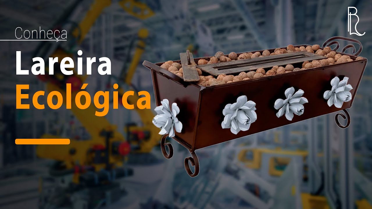 Lareira Ecol&oacute;gica Artesanal em Ferro