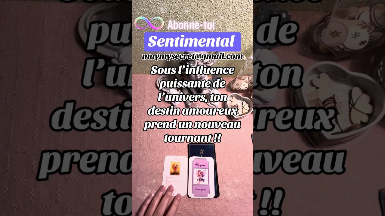 Sous l’influence puissante de l’univers, ton destin amoureux prend un nouveau tournant !!🌟❤️