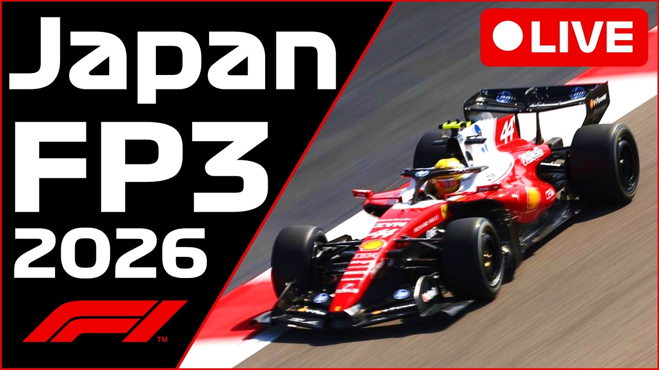 🔴F1 LIVE -  Japan GP FP3 - Commentary + Live Timing