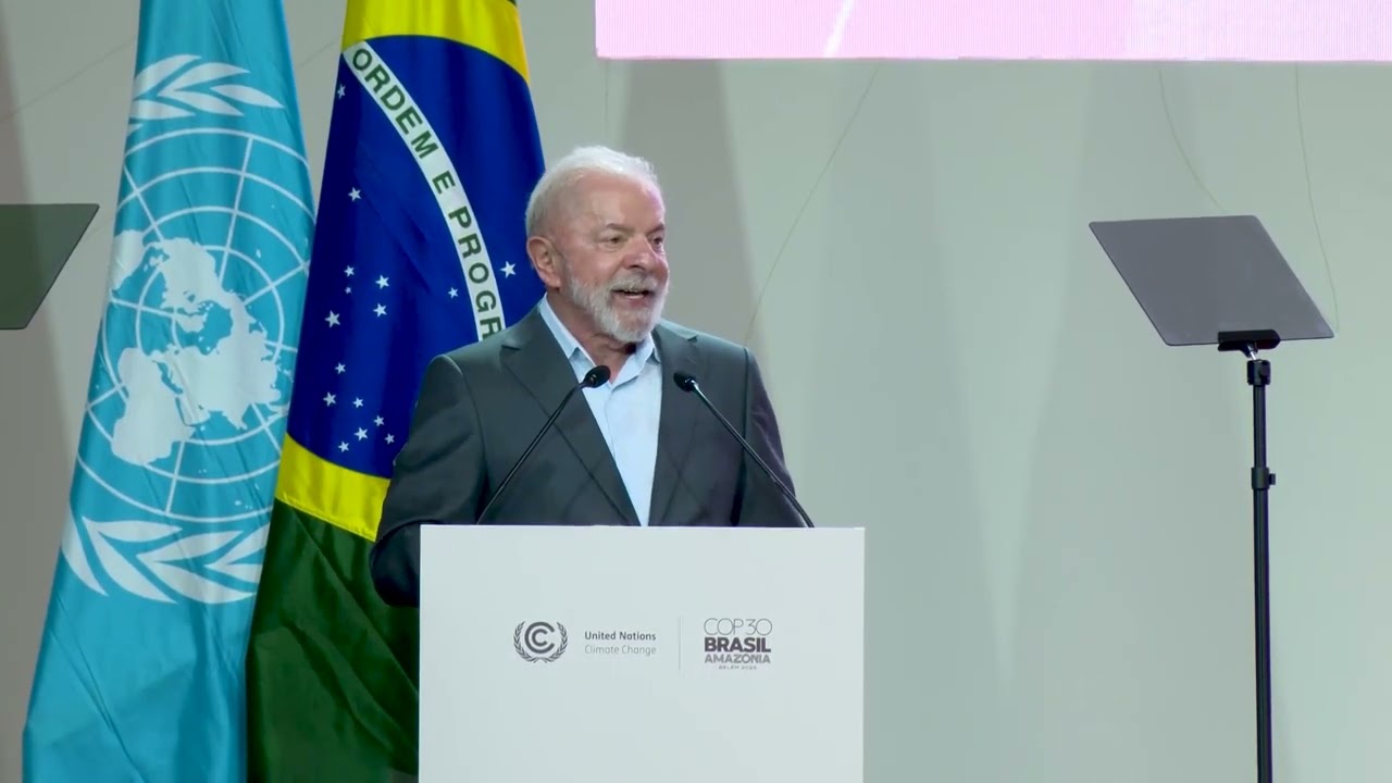 [&Iacute;ntegra] - Lula discursa na abertura da COP 30, em Bel&eacute;m