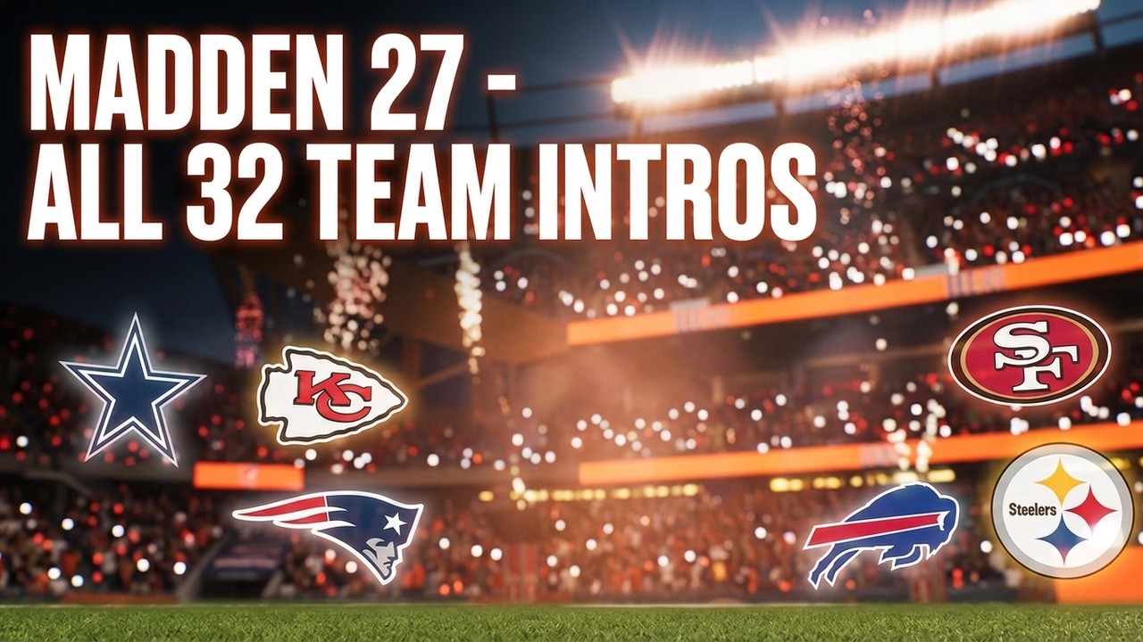 MADDEN 27: ПРЕДСТАВЛЕНИЕ ВСЕХ 32 КОМАНД NFL
