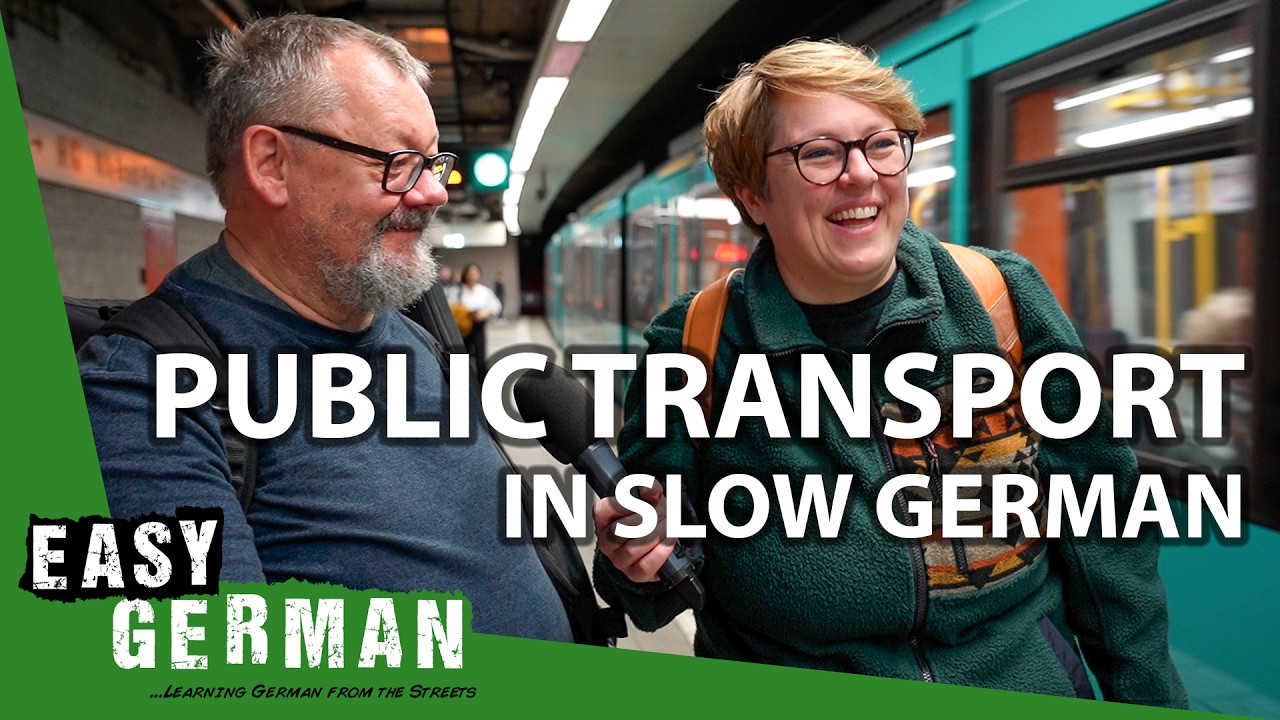 Public Transport in Slow German | Super Easy German 239