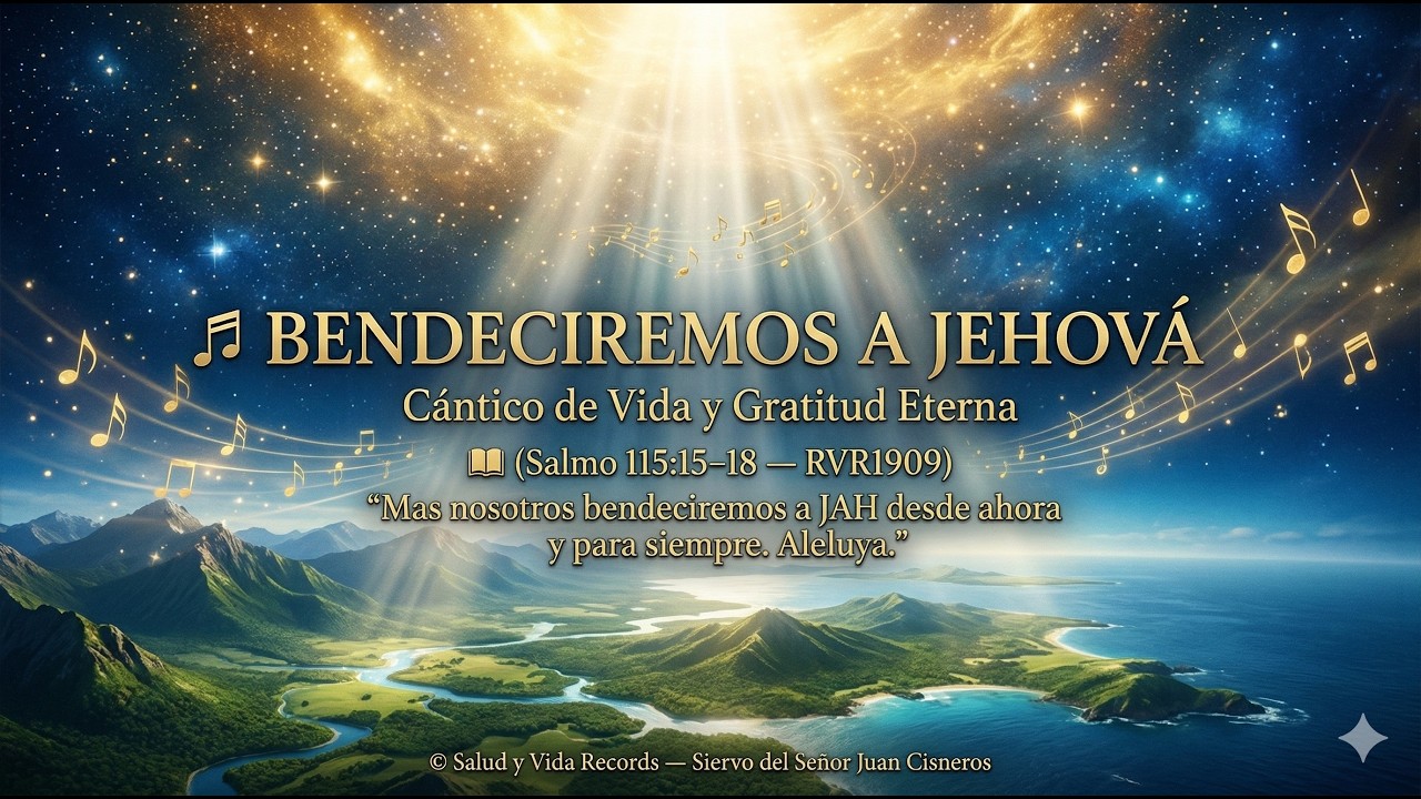 🎵 BENDECIREMOS A JEHOVÁCántico de Vida y Gratitud Eterna📖 (Salmo 115:15–18 — RVR1909)