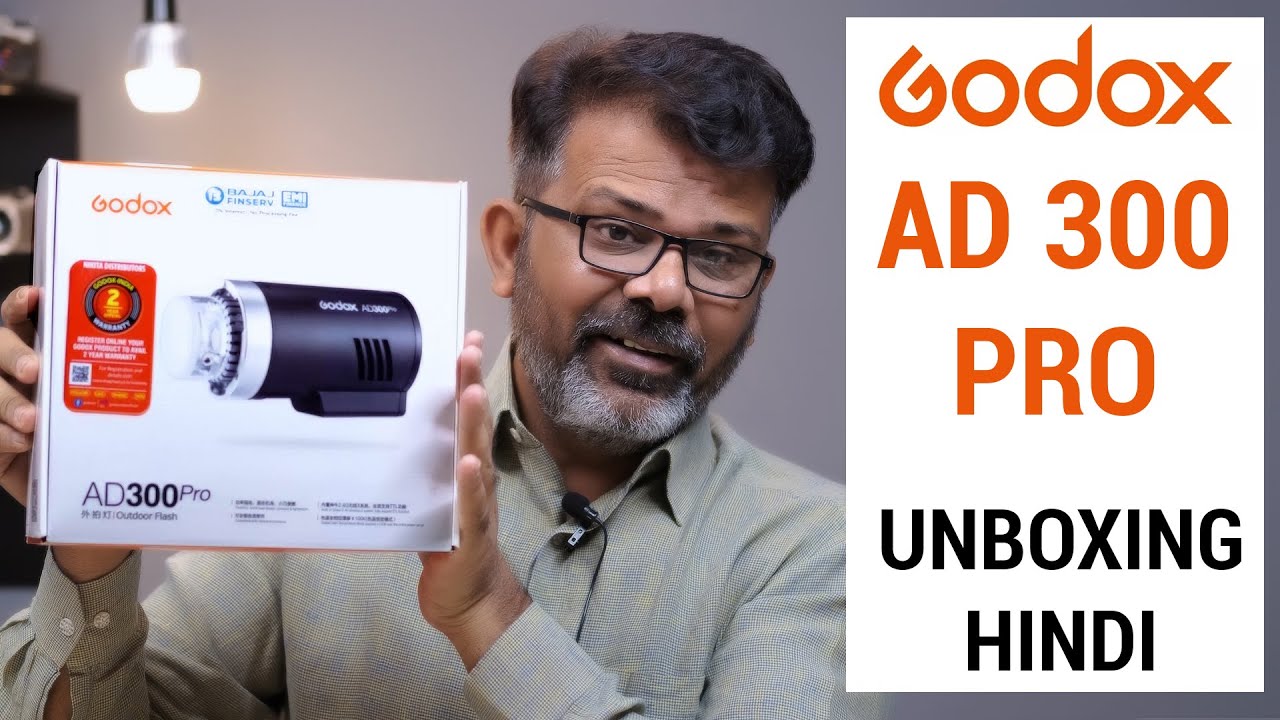 Godox AD300Pro Portable Outdoor TTL Flash Strobe Unboxing & Review || Hindi || Urdu