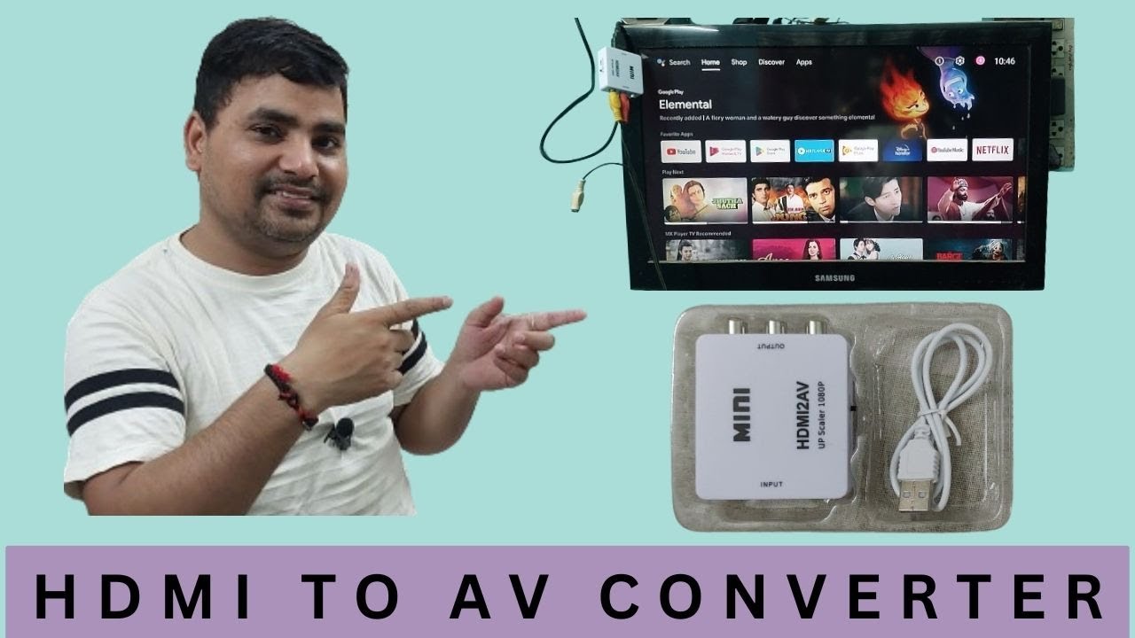 ПРЕОБРАЗОВАТЕЛЬ HDMI В AV || ПРЕОБРАЗОВАТЕЛЬ HDMI В RCA || ИЗ ОБЫЧНОГО ТЕЛЕВИЗОРА В ANDROID TV