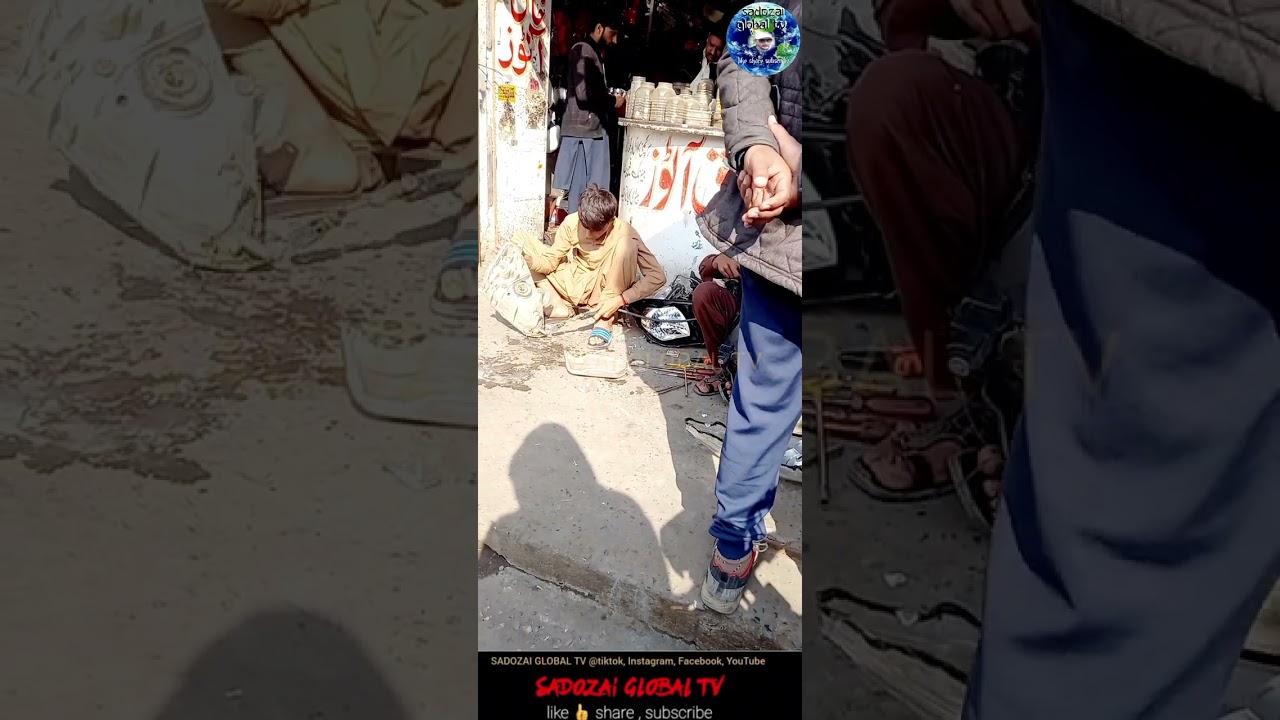 Broken Car Lights 🚗 repairing Art #Pakistan #Street Talent #viral video 