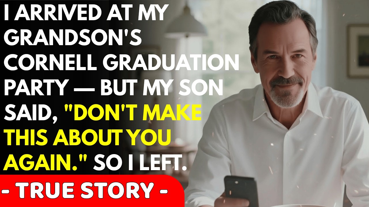 I arrived at my grandson's Cornell party — but my son said, 