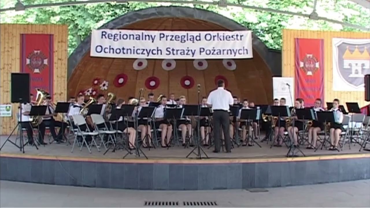 10.06.2018 - ORKIESTRA DĘTA OSP DĄBROWA ZIELONA -  XXV REGIONALNY PRZEGLĄD ORKIESTR OSP W OPATOWIE