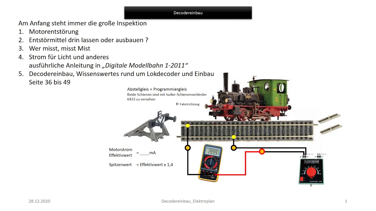 Decodereinbau - Elektroplan