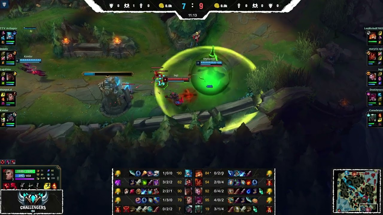 🔹Lagolinas🔹&Kappa;and -VS- 🔸Hunt - LoL Ranked Replay