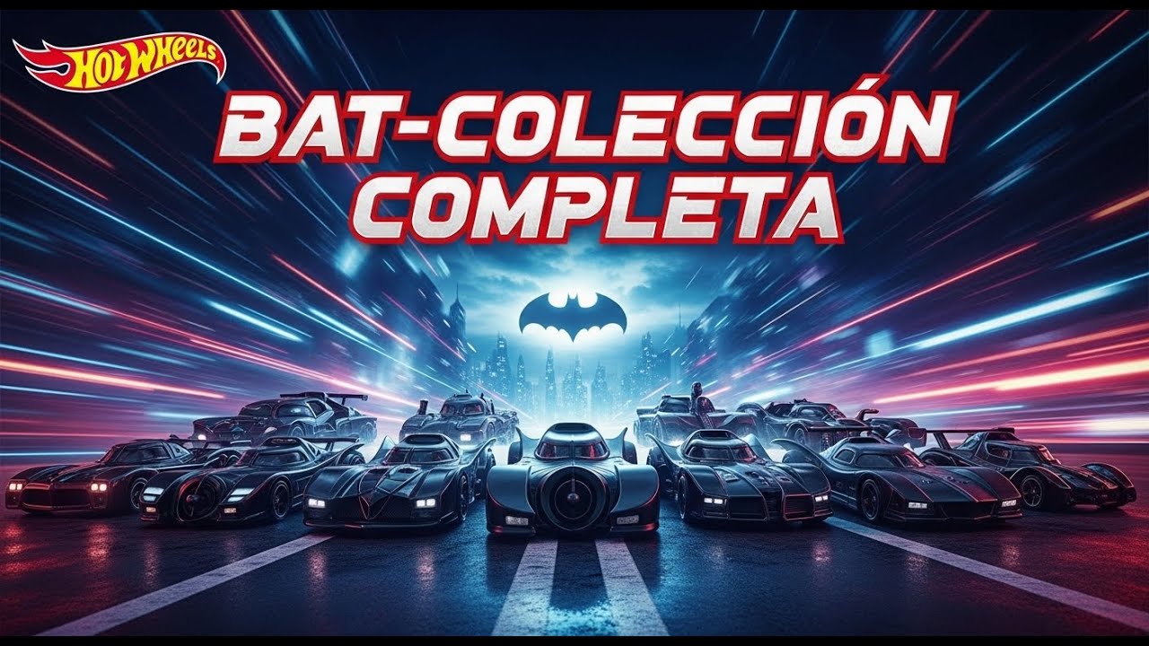 🚗 La Colección Completa de Batmóviles de Hot Wheels 2025. 🦇