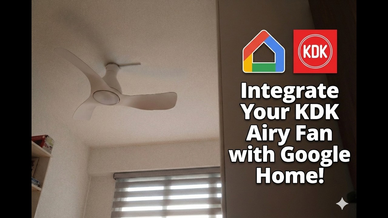 [Tutorial] How to Integrate your KDK Airy Ceiling Fan With Google Home/Alexa/Apple HomeKit