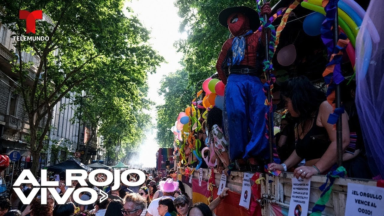 Buenos Aires celebra su tradicional Marcha del Orgullo LGBTQ+ | Al Rojo Vivo | Telemundo