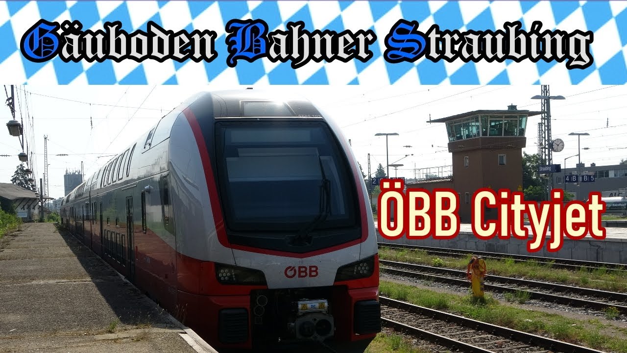 🚊 ÖBB Cityjet in Straubing # 083