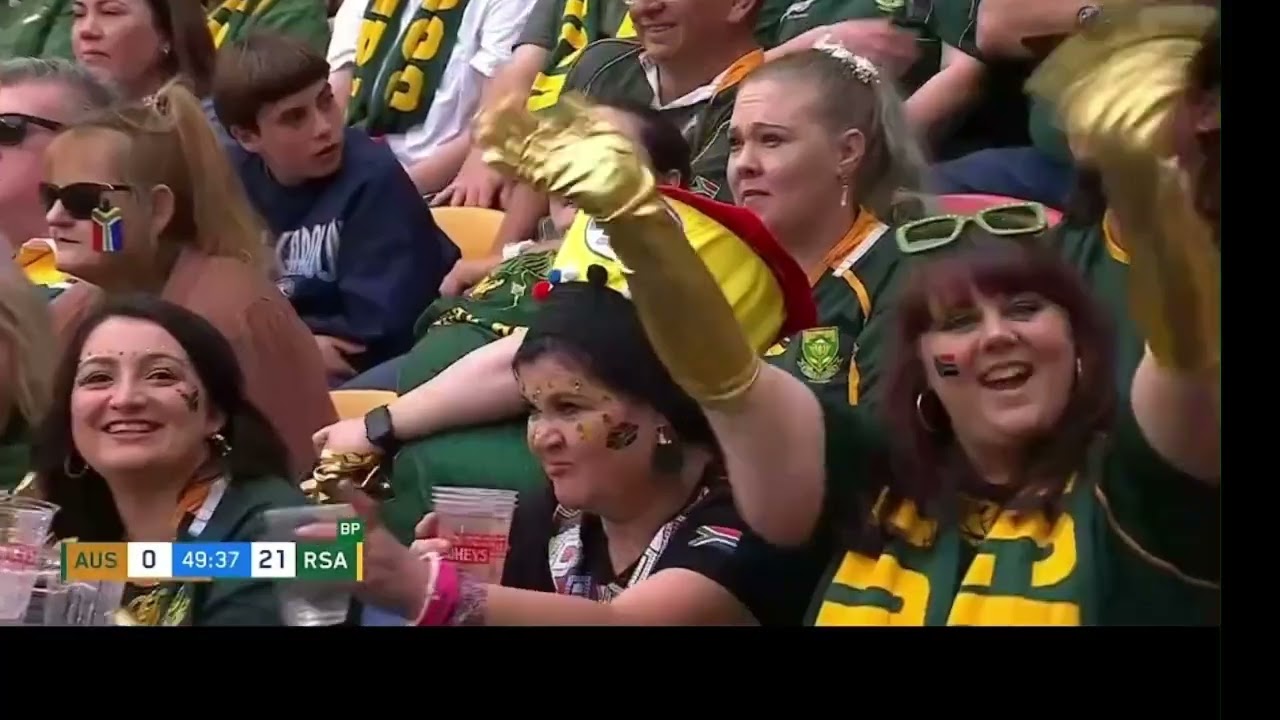 SPRINGBOKS VS WALLABIES SECOND HALF