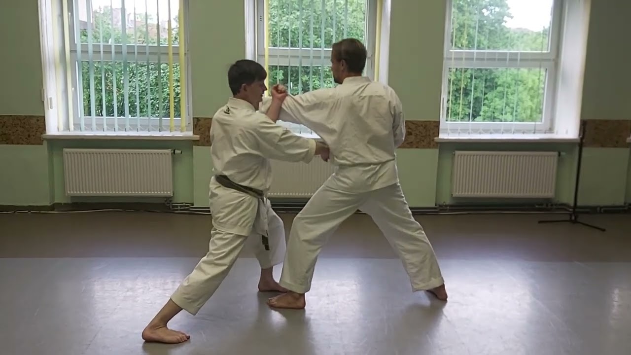 Jion (慈恩) kata bunkai 1 - Kosa uke
