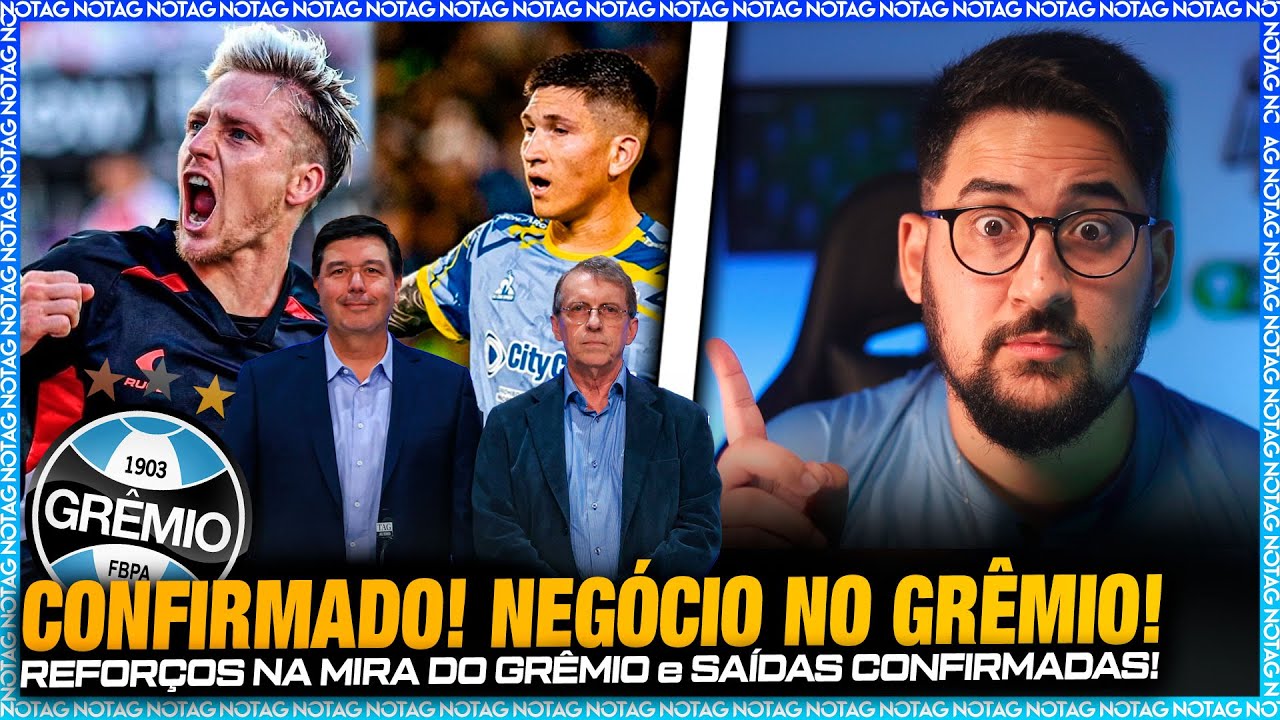 🚨 NEGÓCIO FECHADO! GRÊMIO AVANÇA POR REFORÇOS! MAIS SAÍDAS MILIONÁRIAS e NOVIDADE NO TREINO!