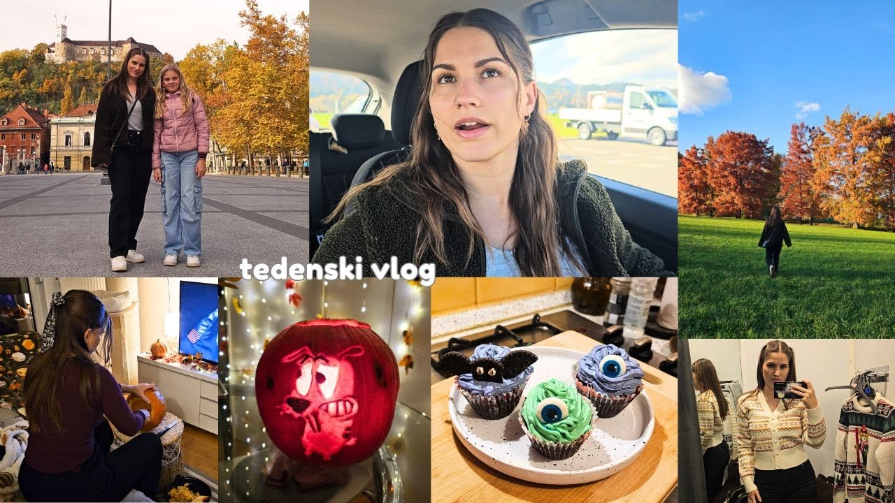 ČOKOLADNI KOLAČI, REZANJE BUČ, NAKUPOVANJE | FINA JASMINA VLOG