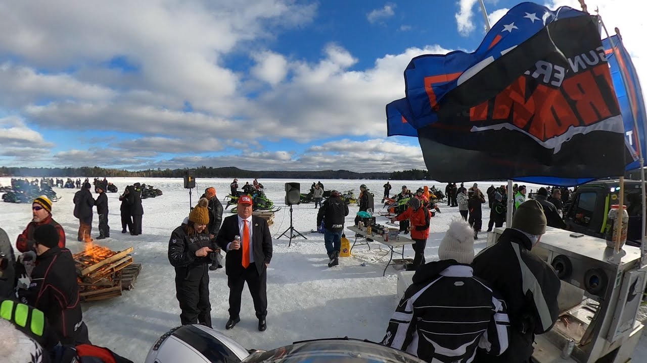 Old Forge Snowmobiling Feb 11 2023 Part 2