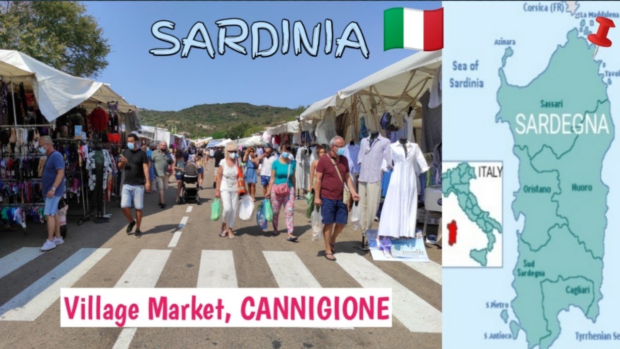 CANNIGIONE 🇮🇹 - Village Market | Sardegna / Sardinia Island ( Italy )