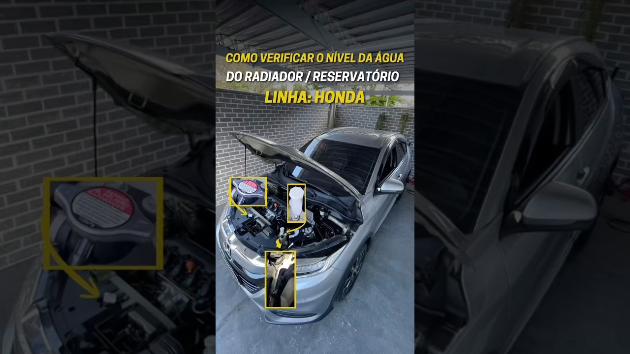 Como verificar o n&iacute;vel de &aacute;gua do reservat&oacute;rio da HR-V 2016 em diante + link de compra