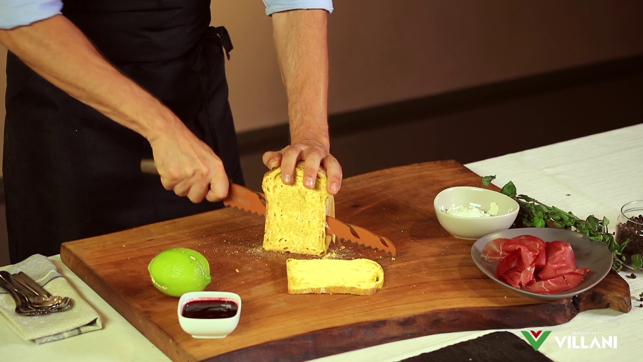 Panino con Bresaola IGP Villani - ricette gourmet di Daniele Reponi