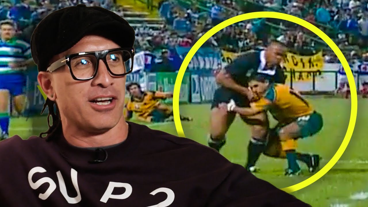 Jonah Lomu destroyed the Australian defence!