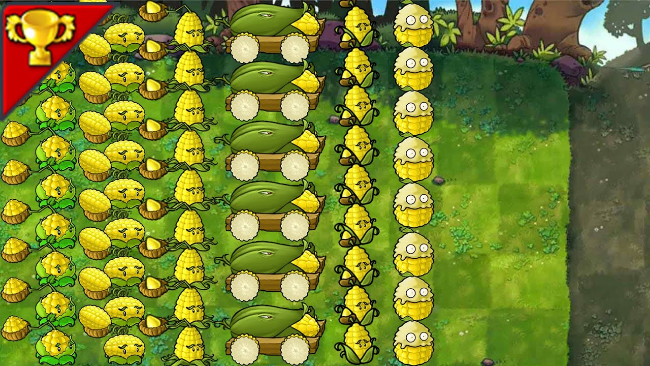 Cornpult family VS 999Zombies-------Plants vs Zombies