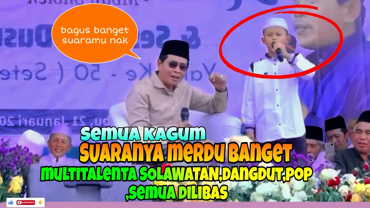 MERDU BANGET SUARA EMAS ADEK INI MAMPU MENGHIPNOTIS ABAH ANZA DAN JAMAAH 