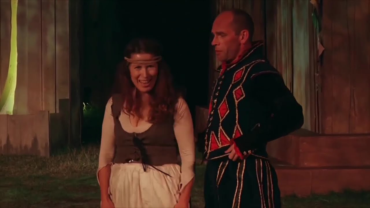 Act 5 Scene 1 - As You Like It - Brownsea Open Air Theatre - Touchstone and William