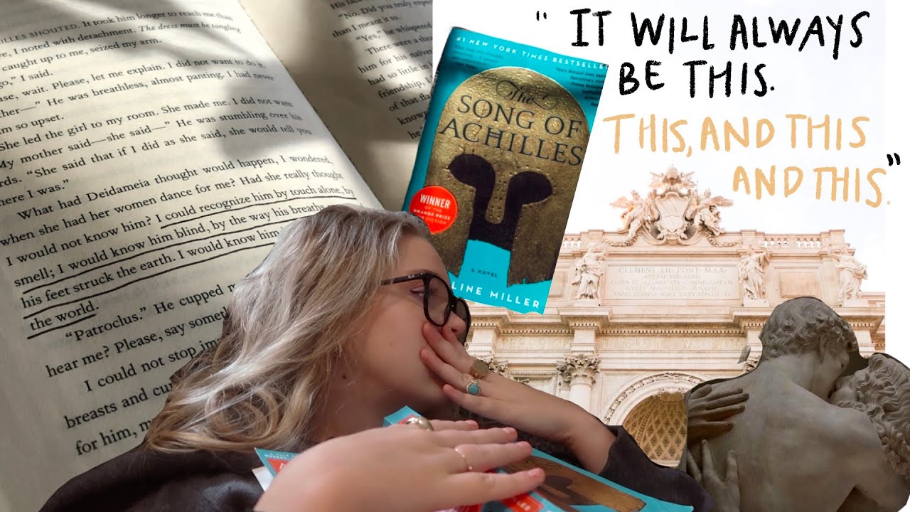 i read SONG OF ACHILLES and passed away *reading vlog*