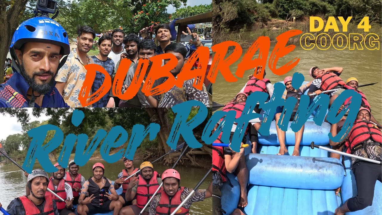 Dubare river rafting | Coorg | Karnataka Day 4 #adventure #travel #river