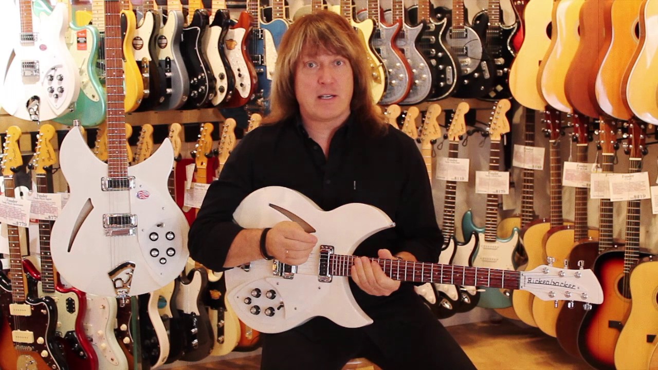 Rickenbacker 330 Fab Gear Limited Edition Snow Glo Model