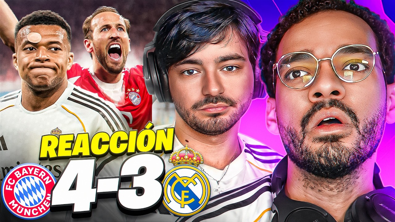 MADRIDISTAS REACCIONAN al BAYERN M&Uacute;NICH 4-3 REAL MADRID