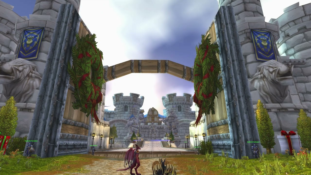 Just Stormwind Gates in timelapse