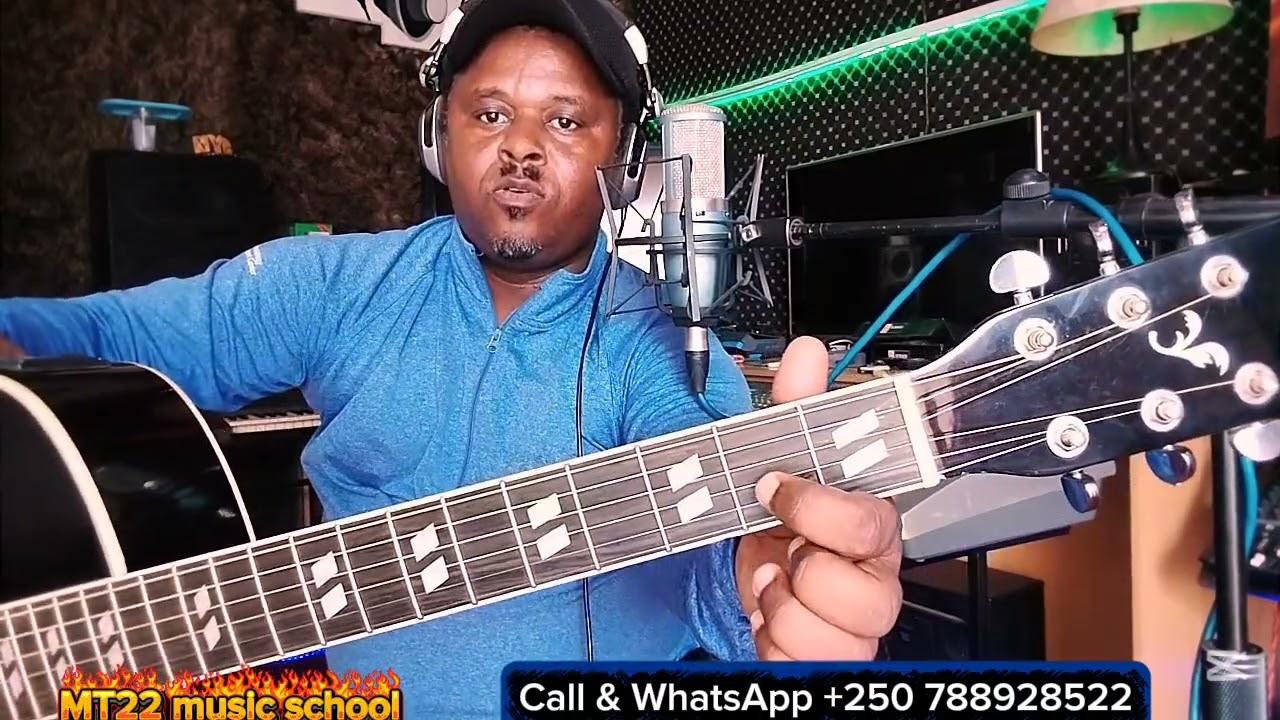 Isomo rya mbere rya Seben kuri guitar  ngaho tera agatebe twigane iri somo riroroshye