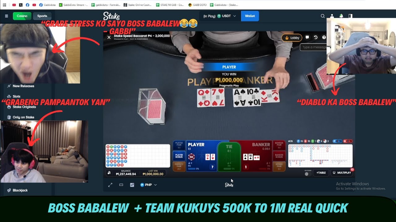 TEAM KUKUYS + BOSS BABALEW "500K TO 1M REAL QUICK" SOLID KABA!😂😂😂