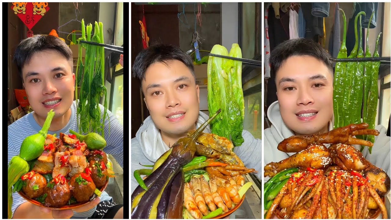 Yummy #227 Eat Meat 😋🔥, chicken 🍗 🍗, Shrimp 🦐🦐.. #mukbang  #eatingshow #yummyfood 